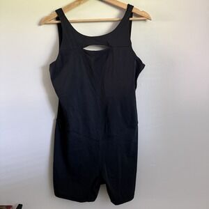 JOY‎ LAB WOMENS SHORTS BODYSUIT COLOR BLACK SIZE LARGE Cutout Back